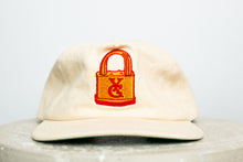 Load image into Gallery viewer, CUSTOM PADLOCK DENIM SNAPBACK
